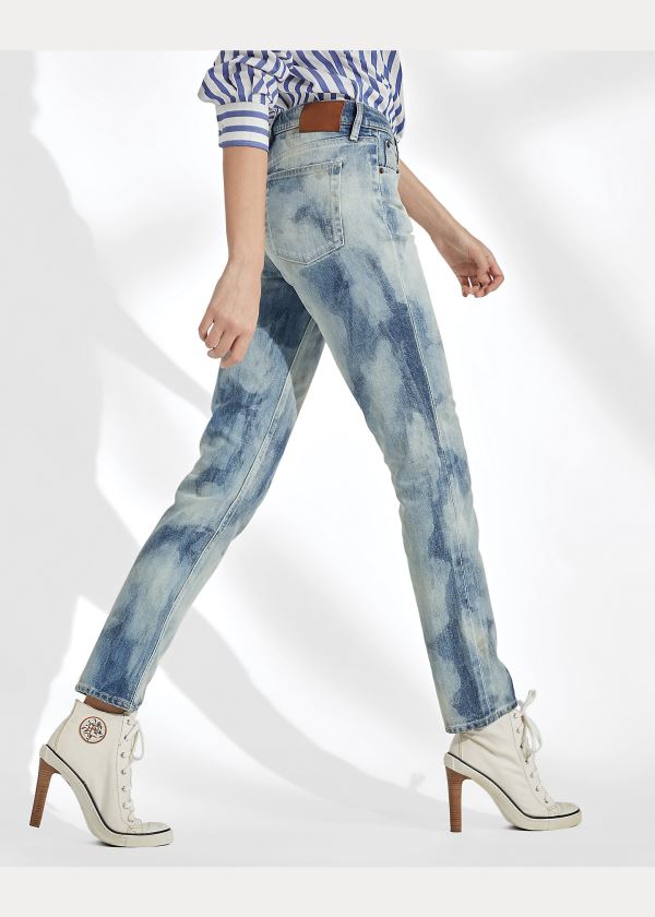 Ralph Lauren Bleached 160 Slim Jean Indigo | u392Llpf