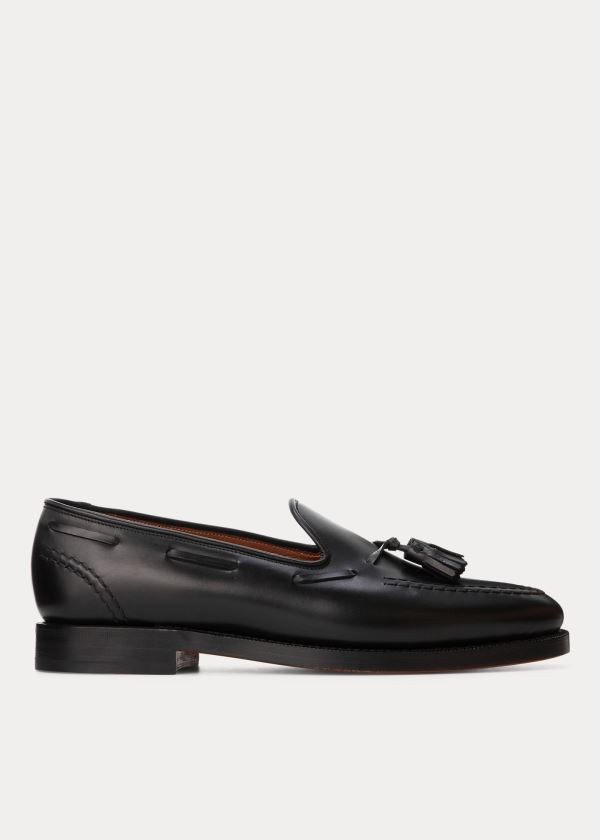 Ralph Lauren Booth Calfskin Loafer Černé | YxEels2H
