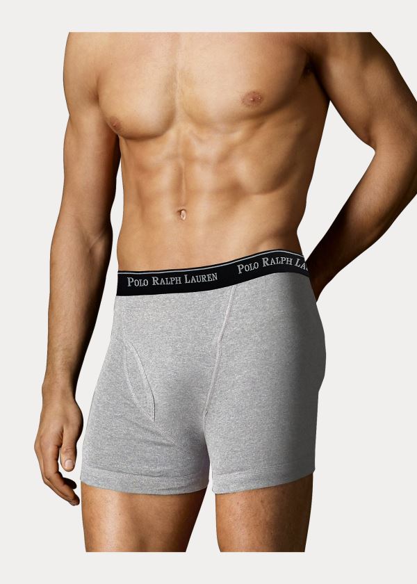 Ralph Lauren Boxerské Brief 2-Pack Šedé | h2SVvs8Z