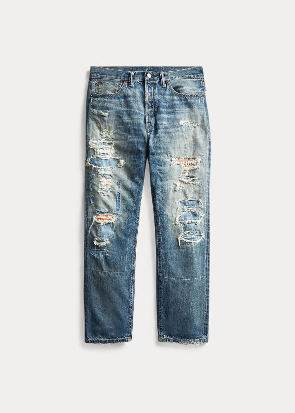 Ralph Lauren Boy Fit Straight Jean Blankyt Blankyt Světle Modré | o2cu4fec