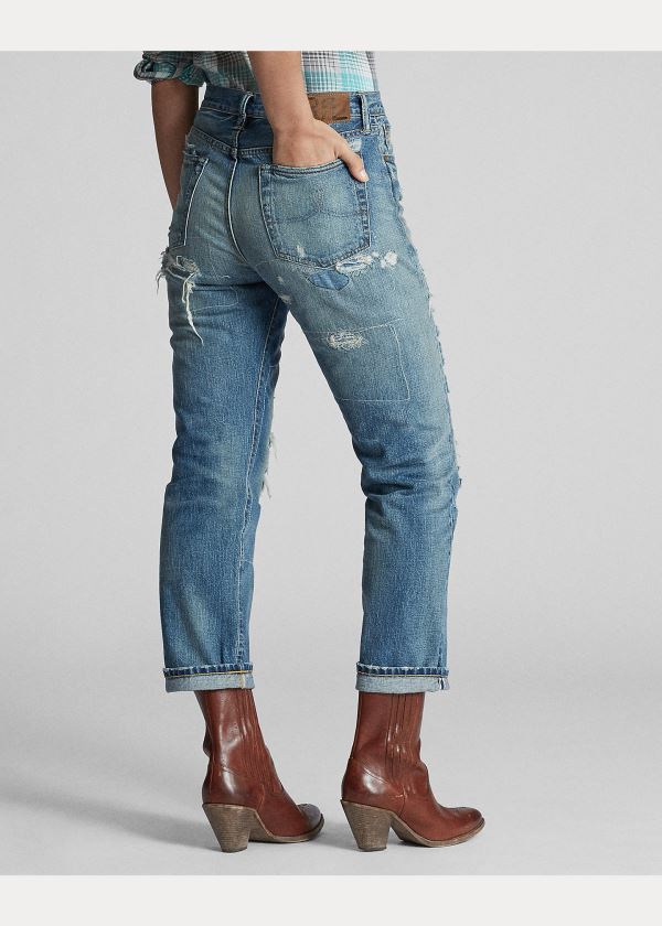 Ralph Lauren Boy Fit Straight Jean Blankyt Blankyt Světle Modré | o2cu4fec