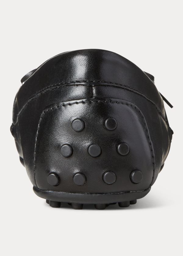 Ralph Lauren Briley Læder Loafer Černé | BtACbnXN