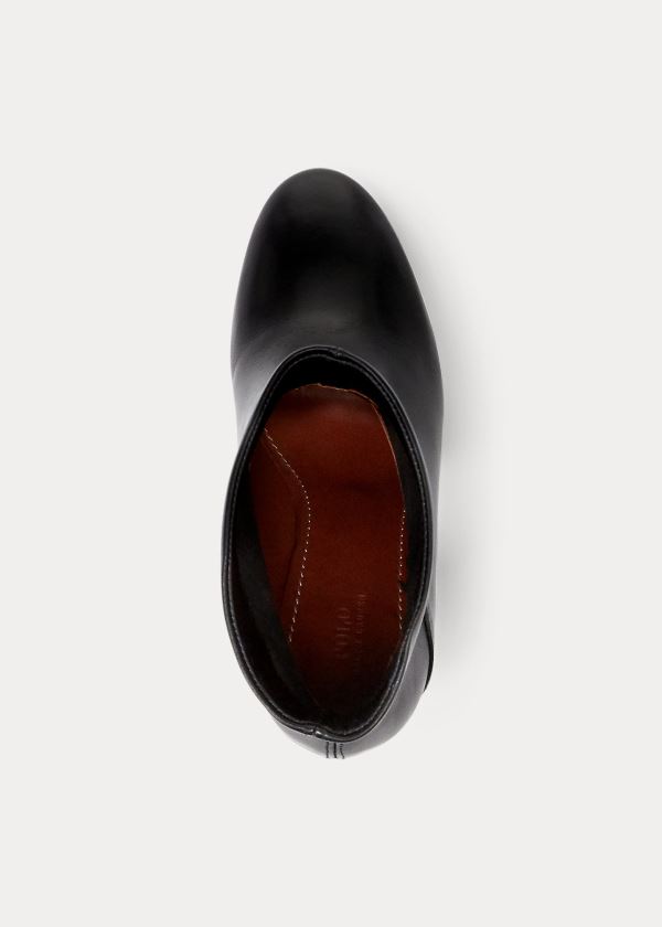 Ralph Lauren Brindley Lambskin Boot Černé | yg0Nmxgq