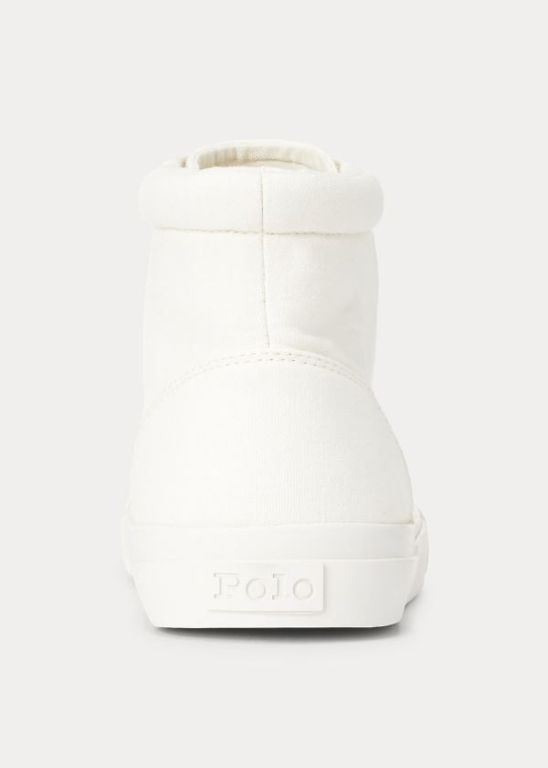 Ralph Lauren Bryn High-Top Sneakers Krém | x1kojlAb