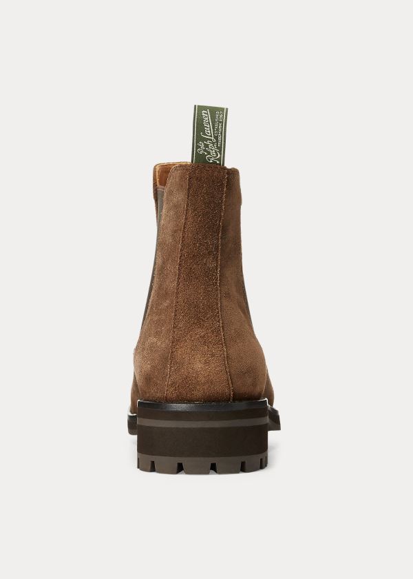 Ralph Lauren Bryson Semišové Chelsea Boot Hnědé | NCTEX2Hq