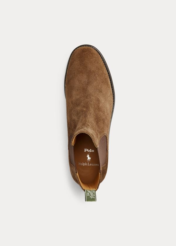 Ralph Lauren Bryson Semišové Chelsea Boot Hnědé | NCTEX2Hq