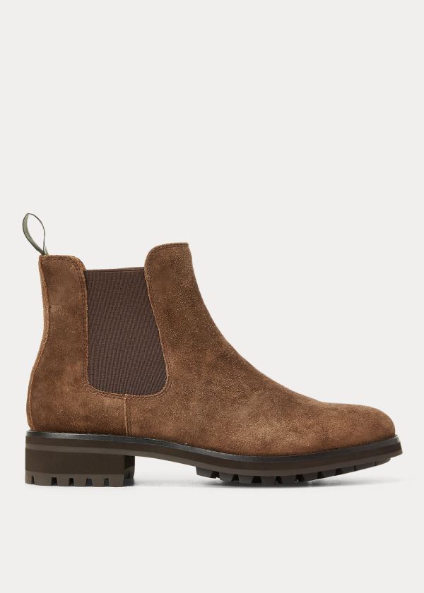 Ralph Lauren Bryson Semišové Chelsea Boot Hnědé | NCTEX2Hq