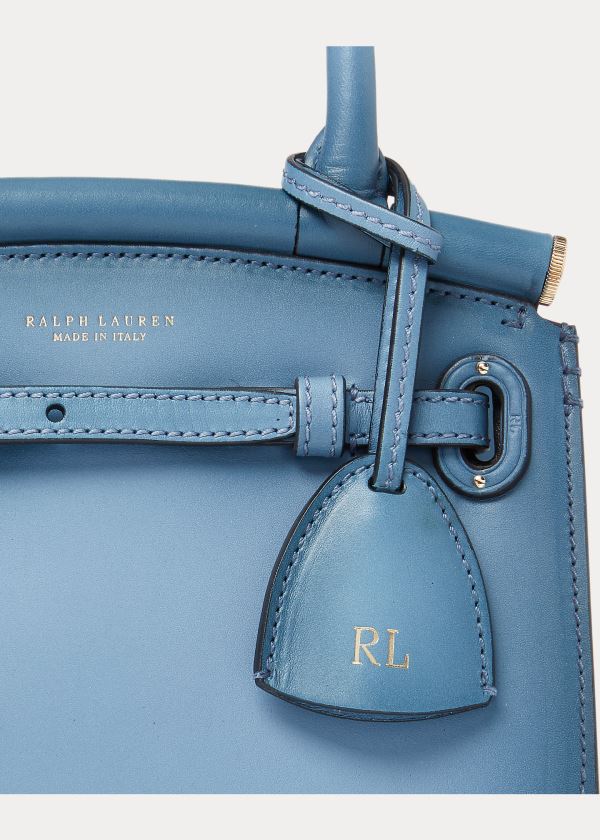 Ralph Lauren Burnished Mini RL50 Handbag Blankyt | D4t1qTue