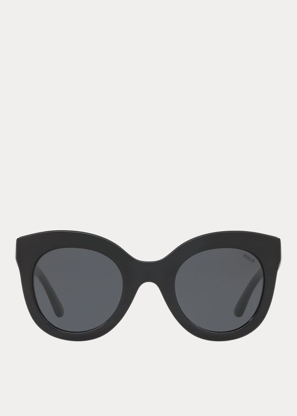 Ralph Lauren Butterfly Sunglasses Černé | N8UJIw43