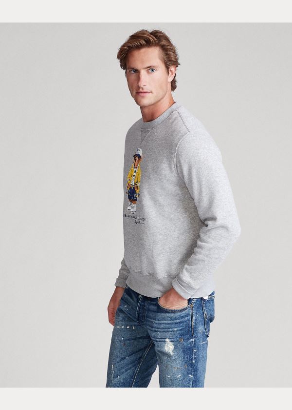 Ralph Lauren CP-93 Bear Fleece Sweatshirt Šedé | 6fEUICsU