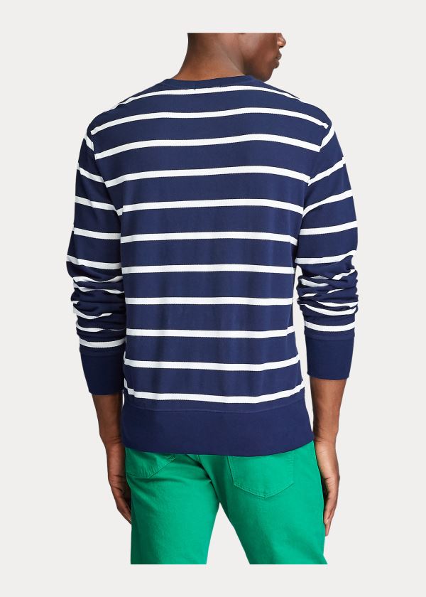 Ralph Lauren CP-93 Bear Mesh T-Shirt Tmavě Blankyt Bílé | 7oqb20nz