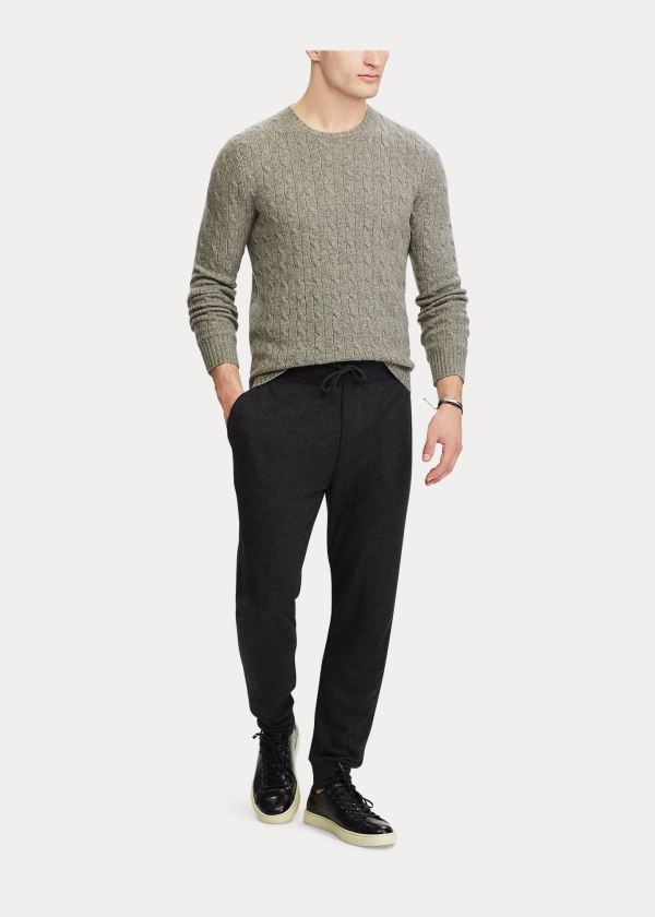 Ralph Lauren Cable-Knit Cashmere Svetrové Šedé | SxMyoT9M
