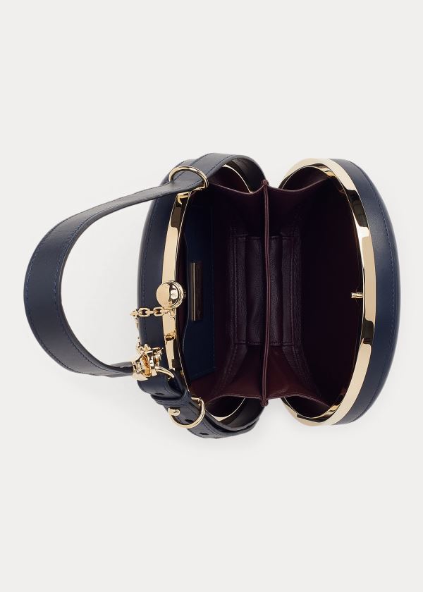Ralph Lauren Calfskin Canteen Bag Tmavě Blankyt | HDtjbpNb