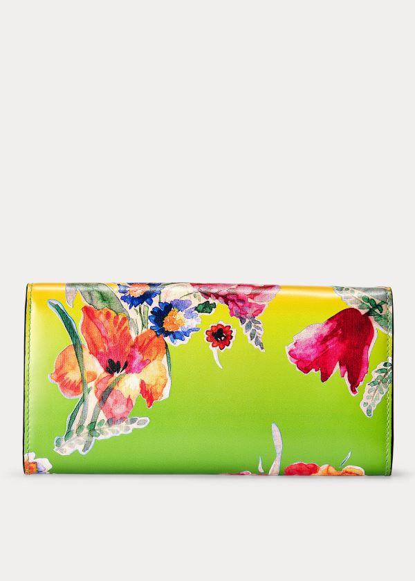 Ralph Lauren Calfskin Hinge-Lock Wallet Viacfarebný | Mc9MzhGc
