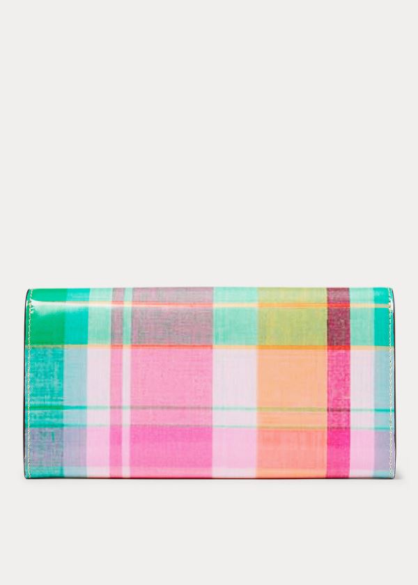 Ralph Lauren Calfskin Hinge-Lock Wallet Viacfarebný | NbLBsrHO