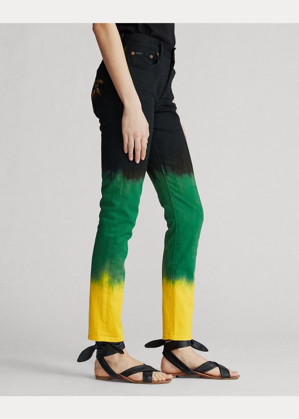Ralph Lauren Callen High-Rise Slim Jean Oranžové Blankyt Viacfarebný | 7ZnukhtK