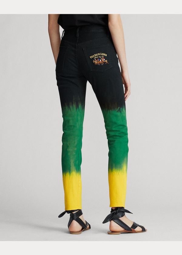 Ralph Lauren Callen High-Rise Slim Jean Oranžové Blankyt Viacfarebný | 7ZnukhtK