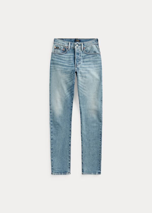 Ralph Lauren Callen High-Rise Slim Jean Světle Indigo | iShJiySv