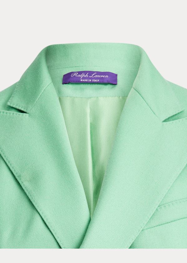 Ralph Lauren Camden Cashmere Jacket Zelene | 4YRFOJT3