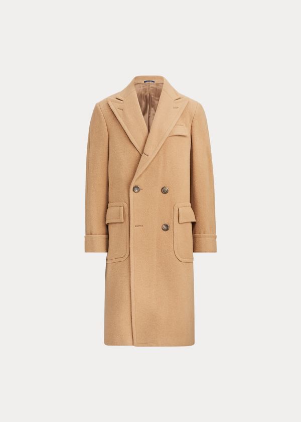 Ralph Lauren Camel Hair Polo Coat Hnědé | 4RrmHth5