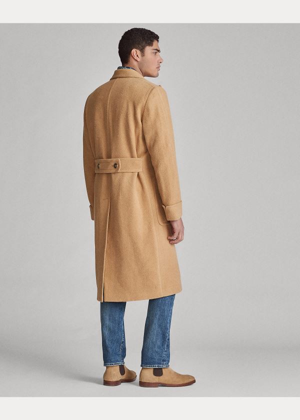 Ralph Lauren Camel Hair Polo Coat Hnědé | 4RrmHth5