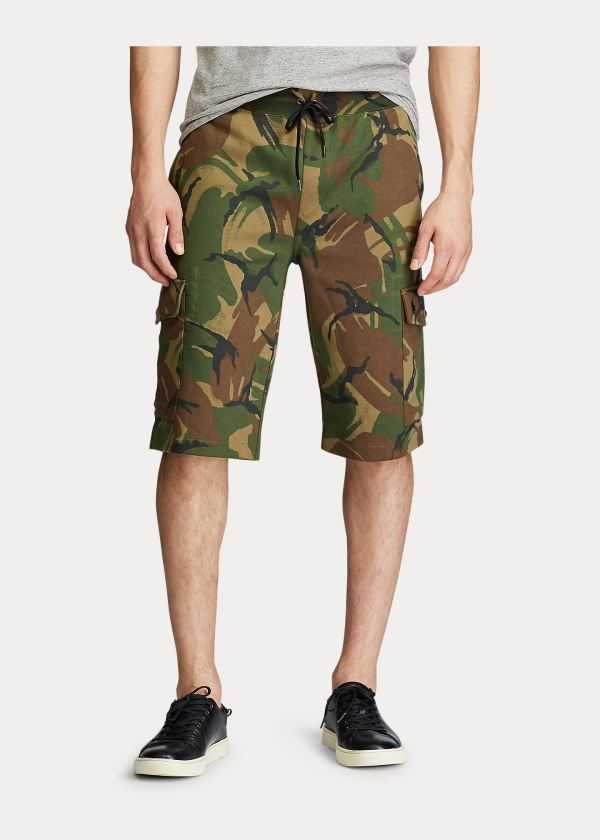 Ralph Lauren Camo Double-Knit Cargo Krátké Maskáčové | 0H0MAoiZ