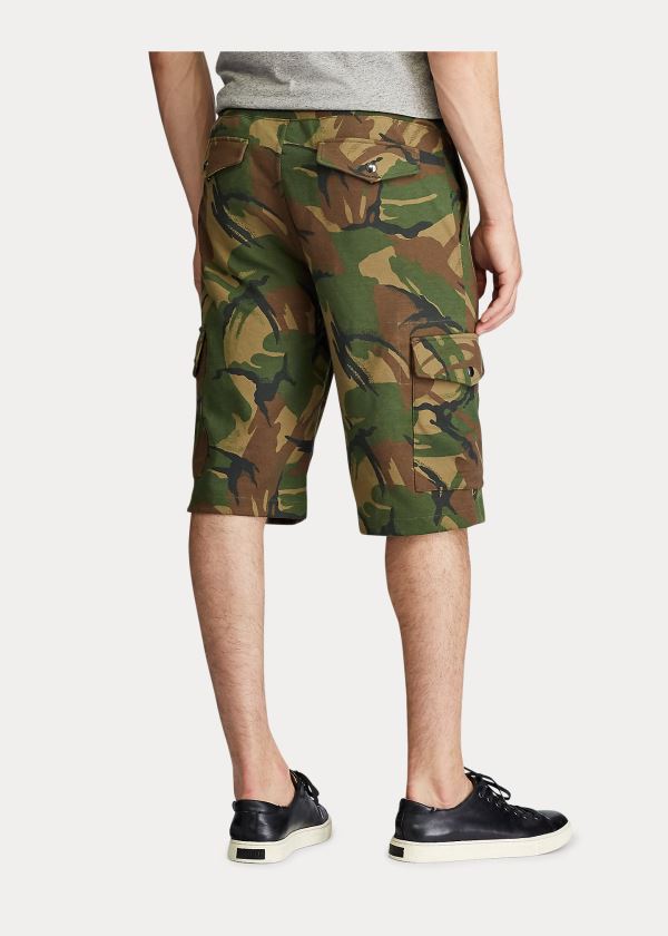 Ralph Lauren Camo Double-Knit Cargo Krátké Maskáčové | 0H0MAoiZ
