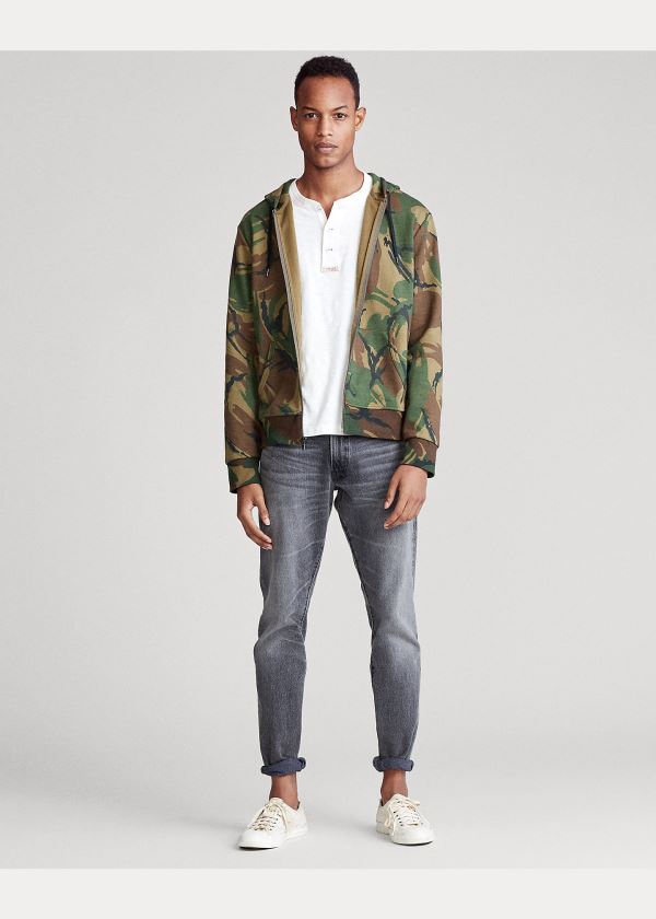 Ralph Lauren Camo Double-Knit Hoodie Maskáčové | 0WfYLvY5