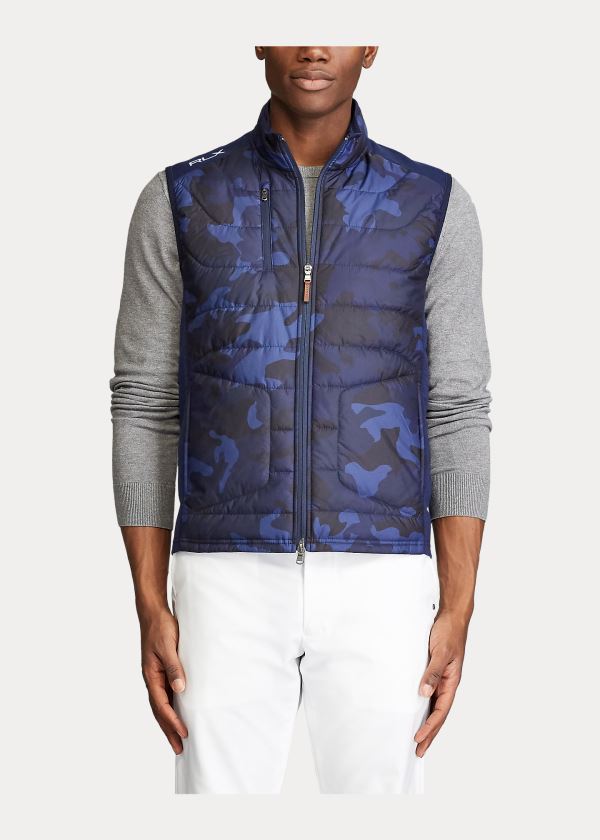 Ralph Lauren Camo Paneled Stretch Vest Tmavě Blankyt Maskáčové | ctNpK8oR