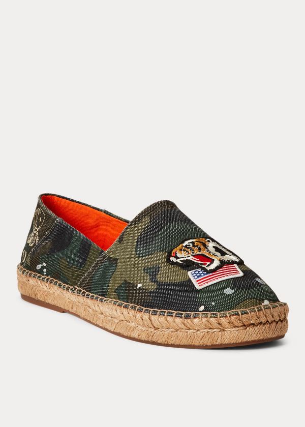 Ralph Lauren Camo Platene Espadrilky Maskáčové | eU0tpgSS