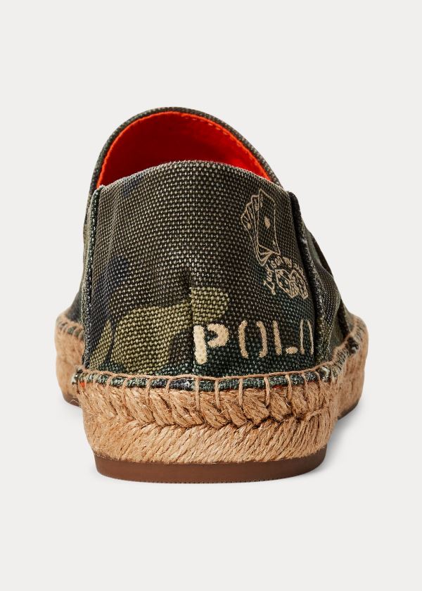 Ralph Lauren Camo Platene Espadrilky Maskáčové | eU0tpgSS