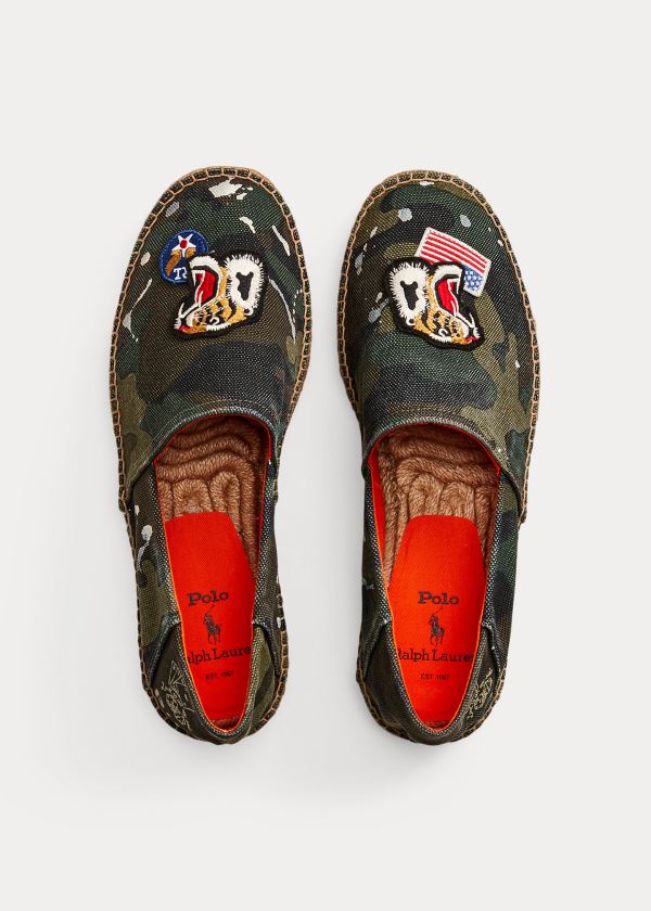 Ralph Lauren Camo Platene Espadrilky Maskáčové | eU0tpgSS
