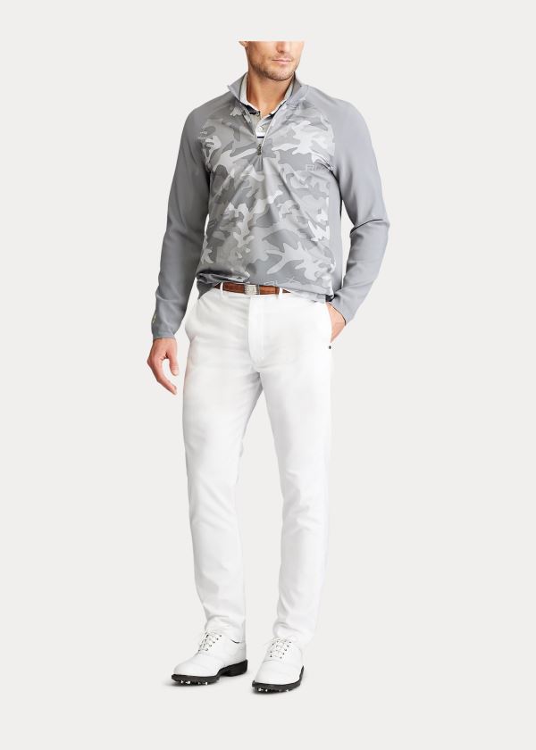 Ralph Lauren Camo Quarter-Zip Svetrové Maskáčové Šedé | K07fcCtd
