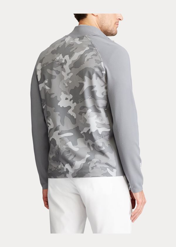 Ralph Lauren Camo Quarter-Zip Svetrové Maskáčové Šedé | K07fcCtd