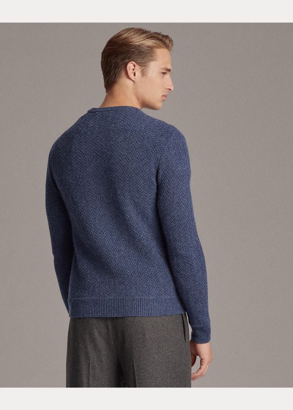Ralph Lauren Cashmere Crewneck Svetrové Blankyt | pBSf4xqH