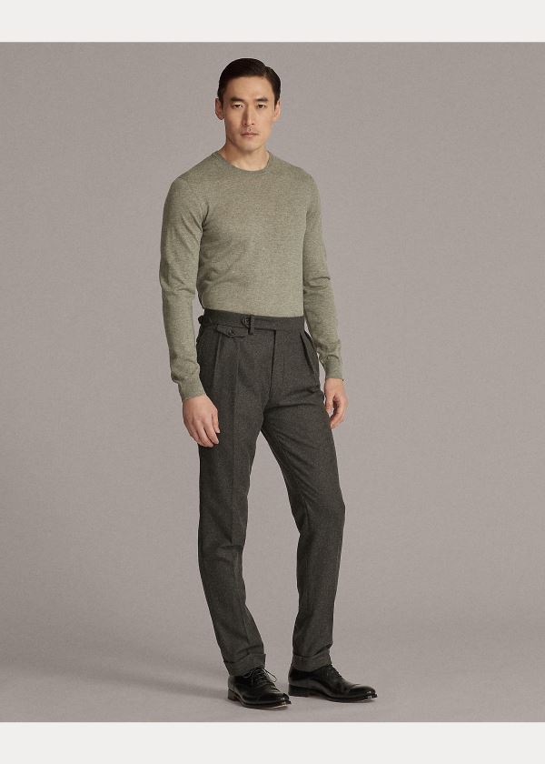 Ralph Lauren Cashmere Crewneck Svetrové Šedé | soV6X0dX