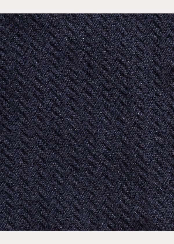Ralph Lauren Cashmere Crewneck Svetrové Tmavě Blankyt | w6sVhYh1