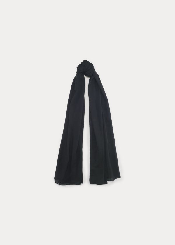 Ralph Lauren Cashmere Scarf Černé | vfZSMWyH