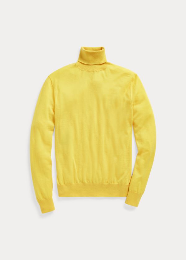 Ralph Lauren Cashmere Turtleneck Svetrové Citrón Žluté | 7COECTNX