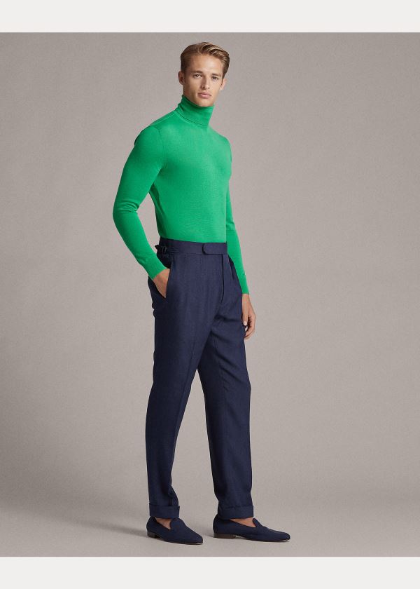 Ralph Lauren Cashmere Turtleneck Svetrové Zelene | XyzgAyFl