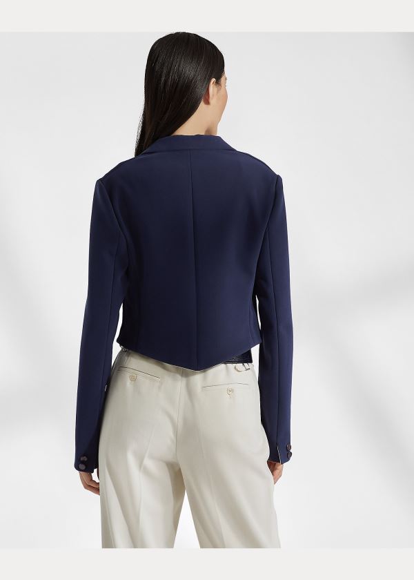 Ralph Lauren Cassie Cady Jacket Tmavě Blankyt Krém | YDiIjtC9
