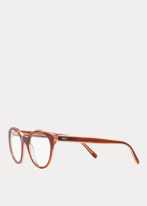 Ralph Lauren Cat-Eye Panthos Eyeglasses Hnědé | 3y2Y61f9