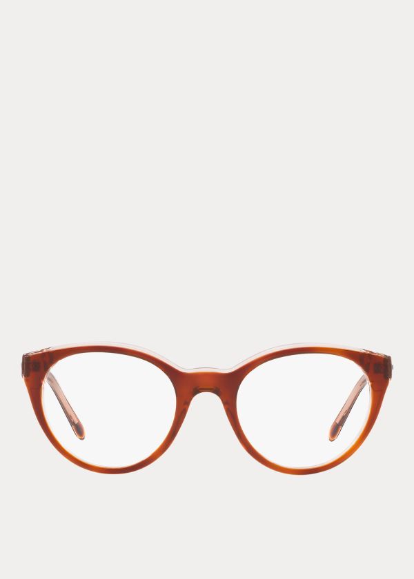 Ralph Lauren Cat-Eye Panthos Eyeglasses Hnědé | 3y2Y61f9