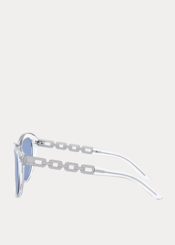 Ralph Lauren Chain Butterfly Sunglasses Blankyt Bílé | Mar6mDjB