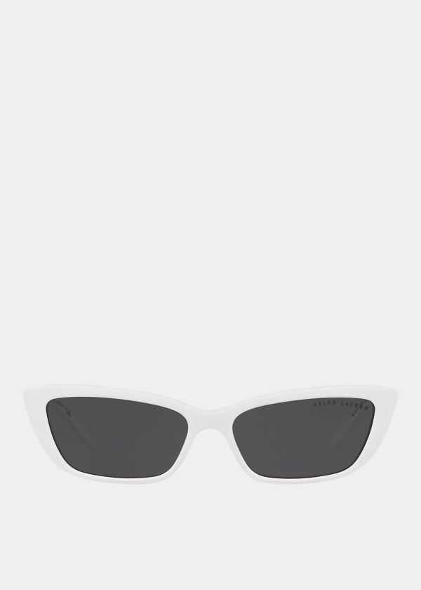 Ralph Lauren Chain-Link Cat-Eye Sunglasses Bílé | BXPGImIM