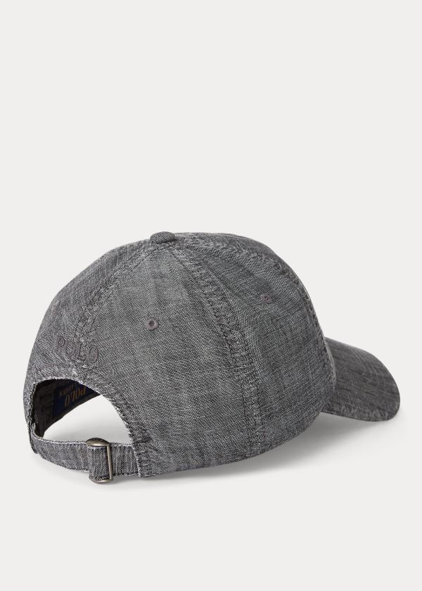 Ralph Lauren Chambray Sports Cap Šedé Světle Blankyt | VmNHODyL