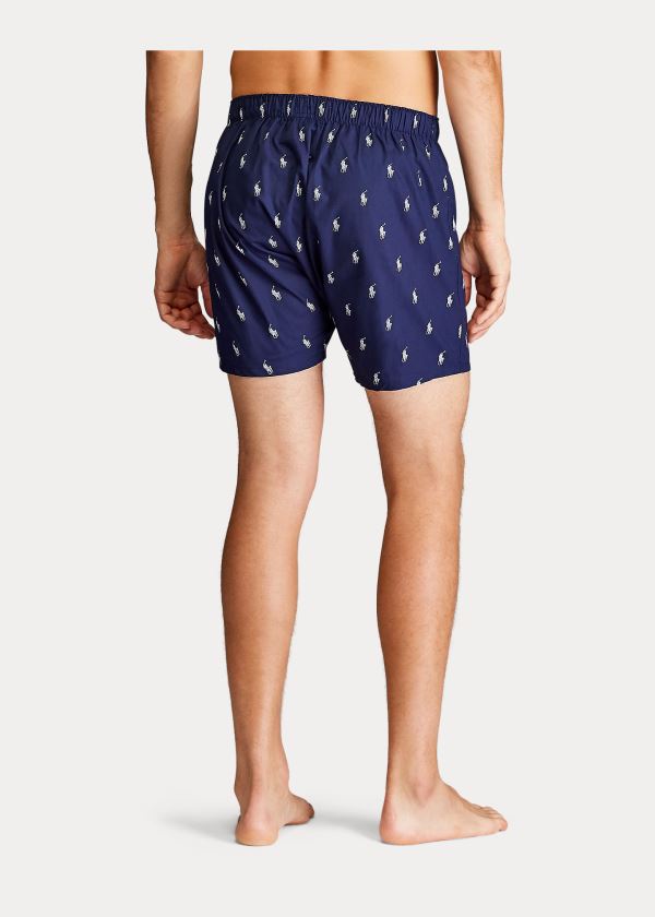 Ralph Lauren Classic Boxerské 3-Pack Tmavě Blankyt Viacfarebný | MUxc1aA1