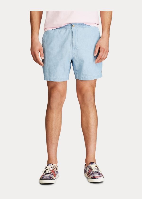 Ralph Lauren Classic Chambray Polo Prepster Světle Blankyt | Q85vjaYL