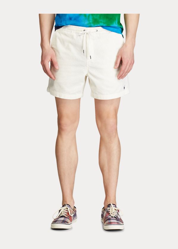 Ralph Lauren Classic Corduroy Polo Prepster Bílé | 5htzwlIJ