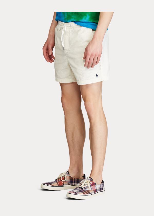 Ralph Lauren Classic Corduroy Polo Prepster Bílé | 5htzwlIJ